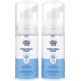 Toilet Paper Foam Instant Wet Wipe 2 Pack
